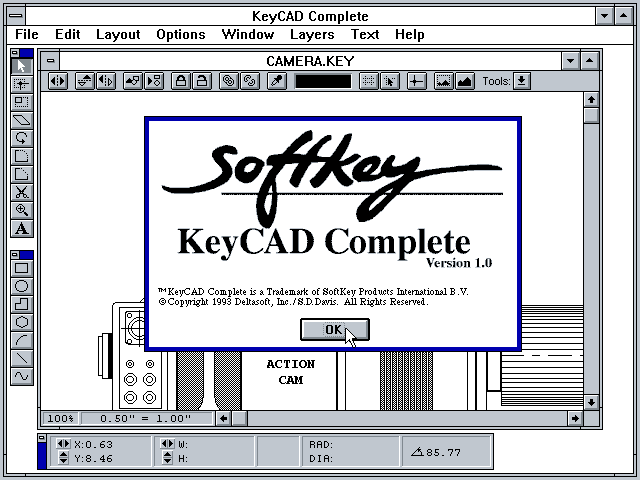 KeyCad Complete 1 for Windows - About
